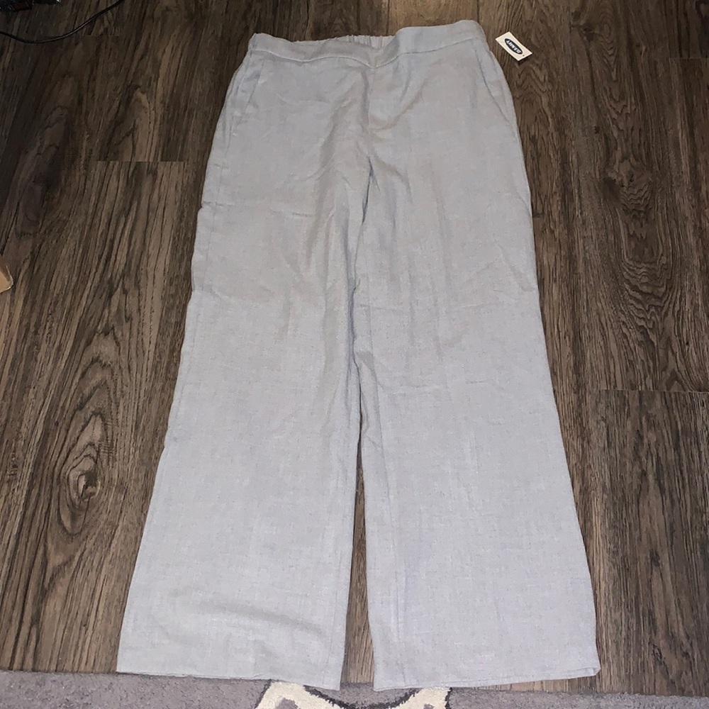 New Old Navy Sz 10 Tall Gray Strechy Pants
